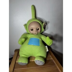 Vintage Talking Green Teletubbies Hasbro Playskool Dipsy Talking Plush 17" Works